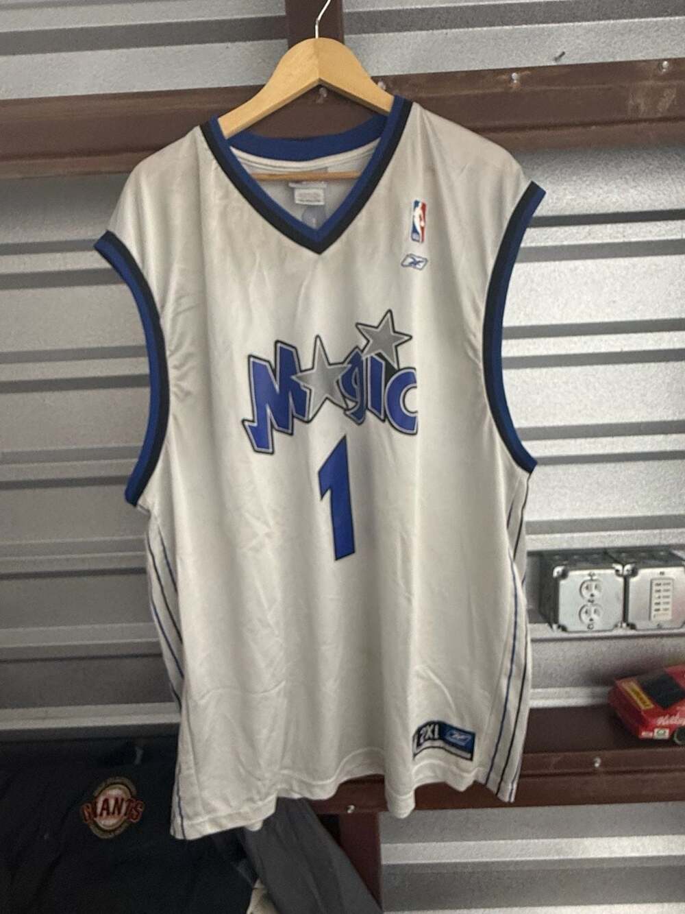 Reebok Orlando Magic Tracy McGrady #1 White NBA Basketball Jersey - Men's 2XL